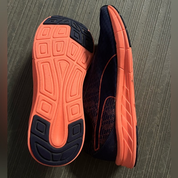 Puma Men's Navy and Orange Athletic Shoes - Picture 4 of 4